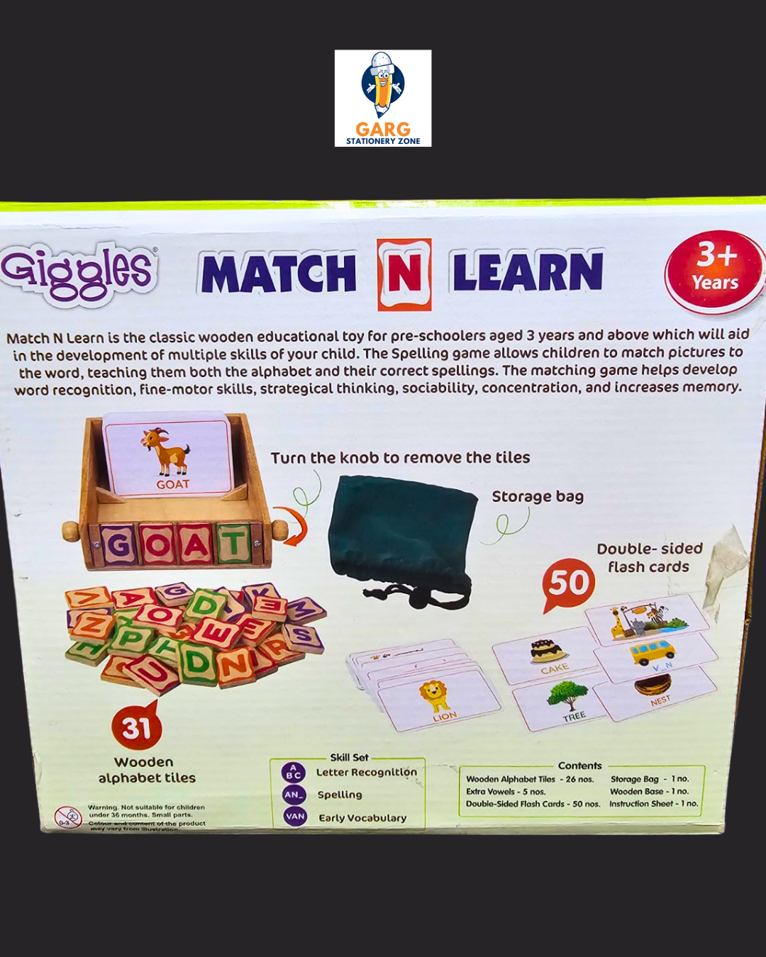 Funskool Giggles Match N Learn Game For Kids