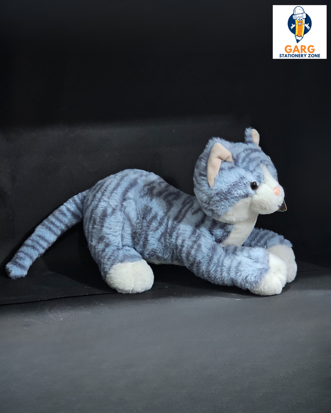 Premium Quality Cat Soft Toy - Blue Color