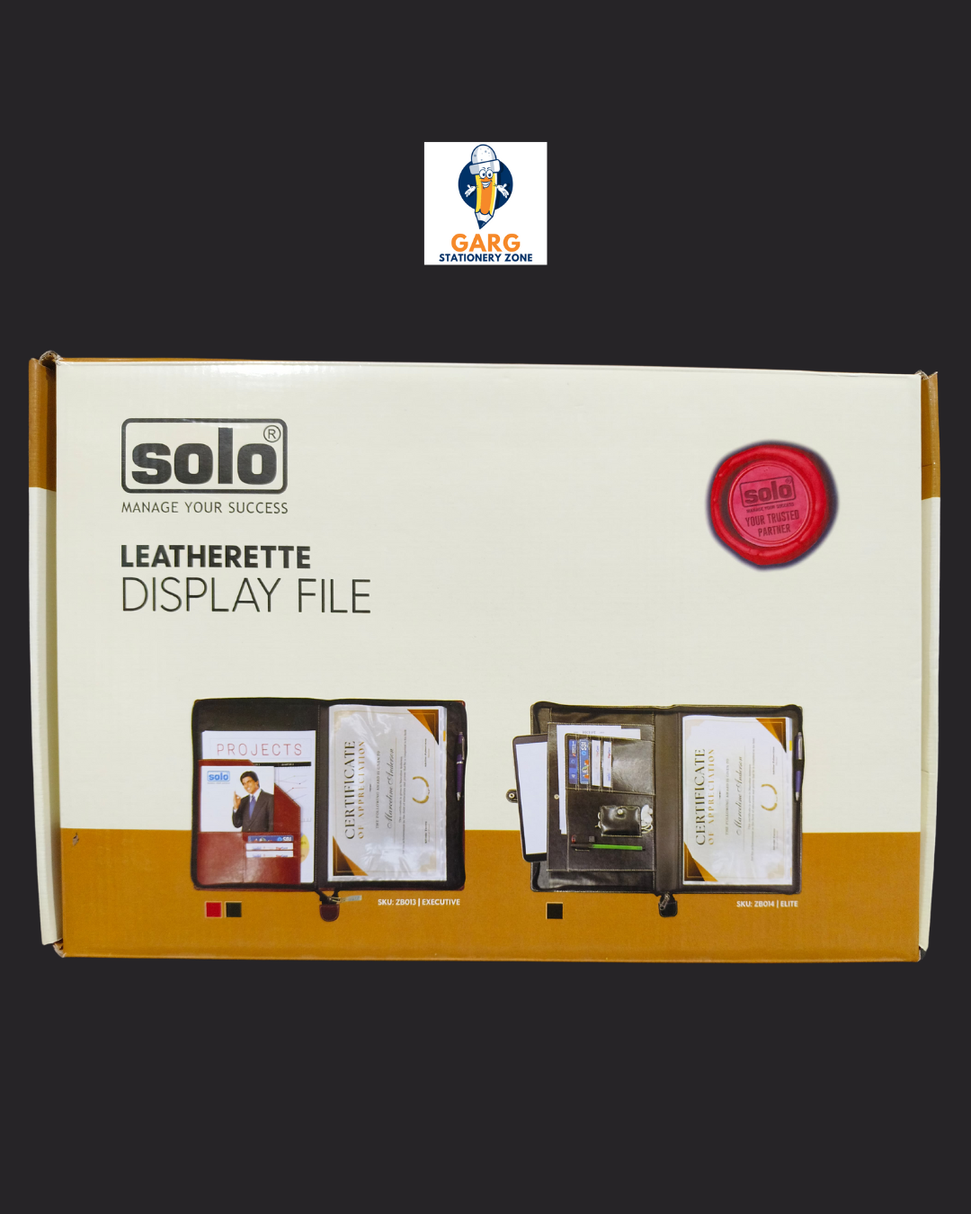 Solo Leatherette Display File