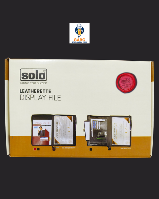 Solo Leatherette Display File