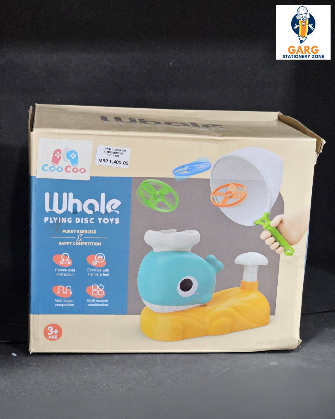 Coo Coo Whale Flying Disc Game For Kids