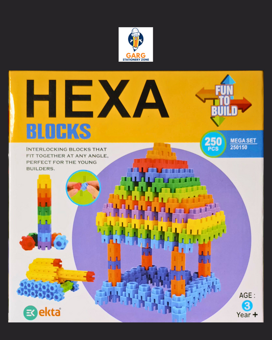 Ekta Interlocking Hexa Blocks Set