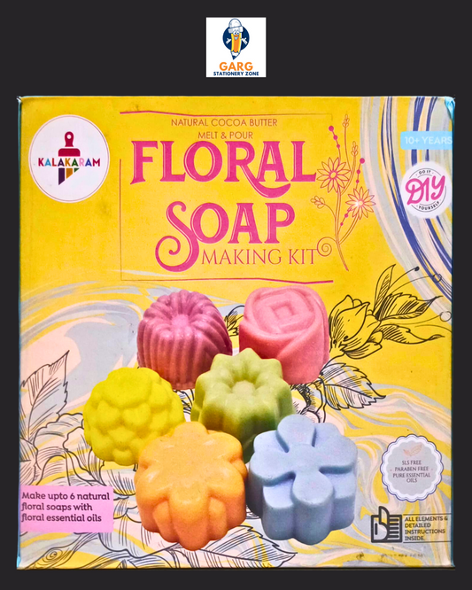 Kalakaram Floral Soap Making Kit For Kids