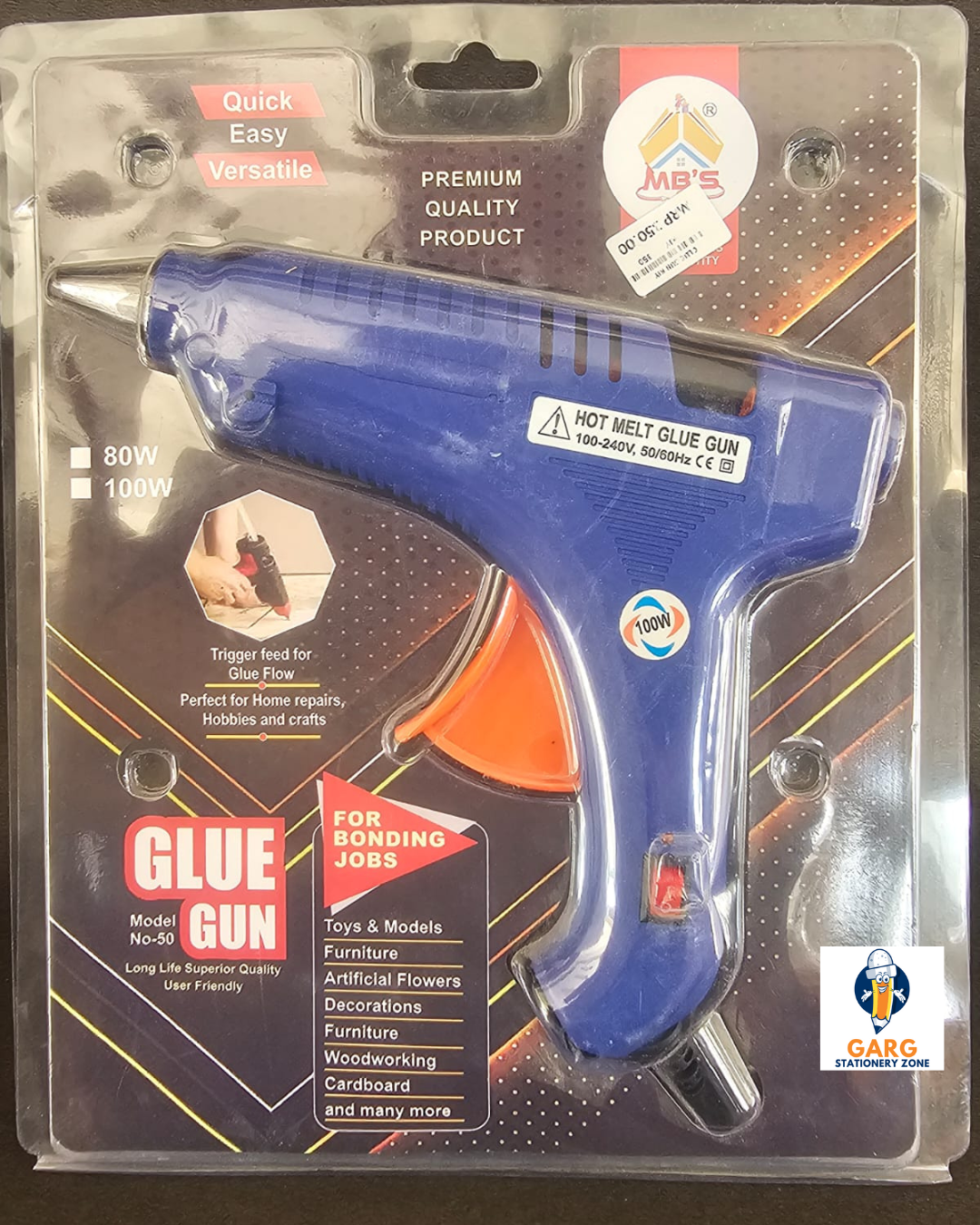 MB's Hot Melt Glue Gun (Model No 50)