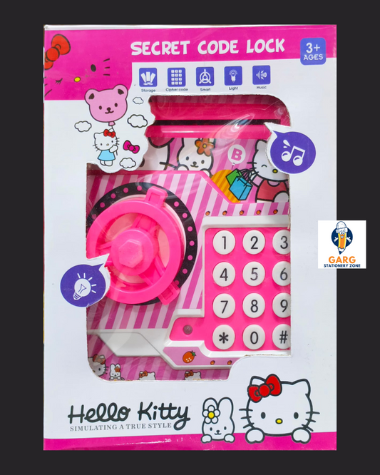 Hello Kitty Secret Code Lock Piggy Bank For Girls