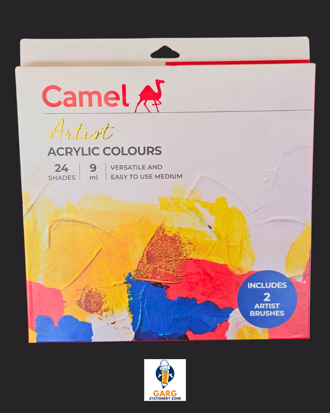 Camel Artist Acrylic Colors - Pack of 24 Colors