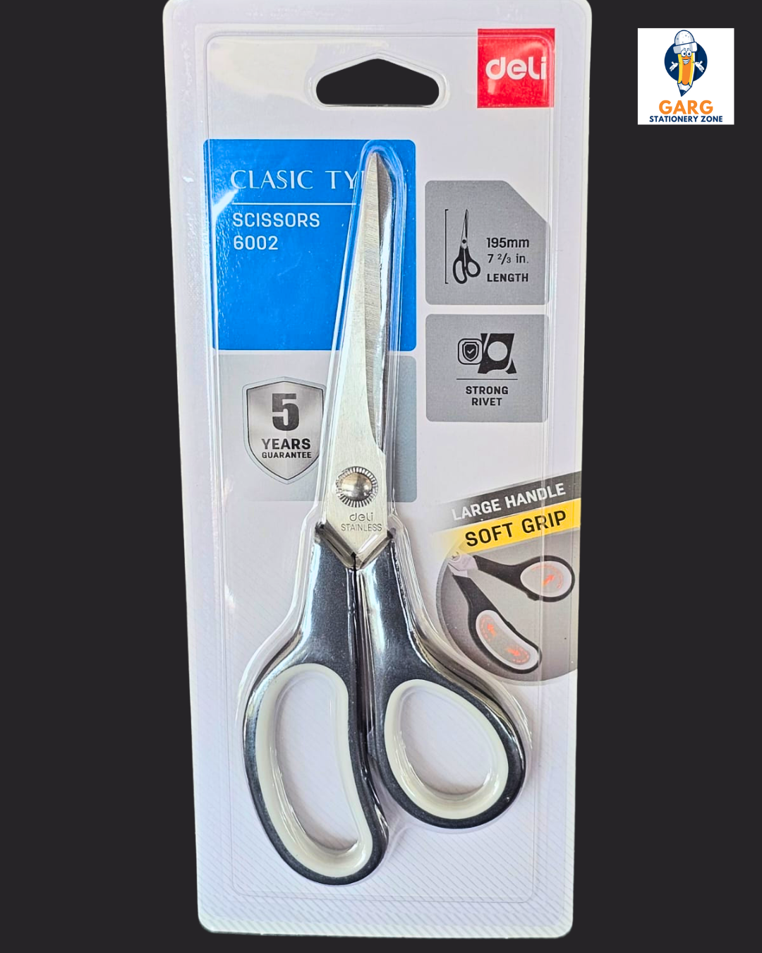 Deli 6002 195mm Classic Type Scissors