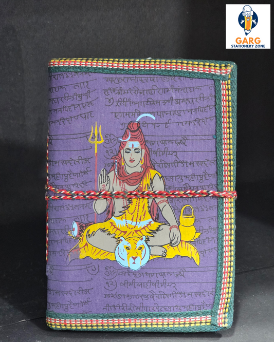 Artistic Manuscript Handmade Diary - Shiva Theme