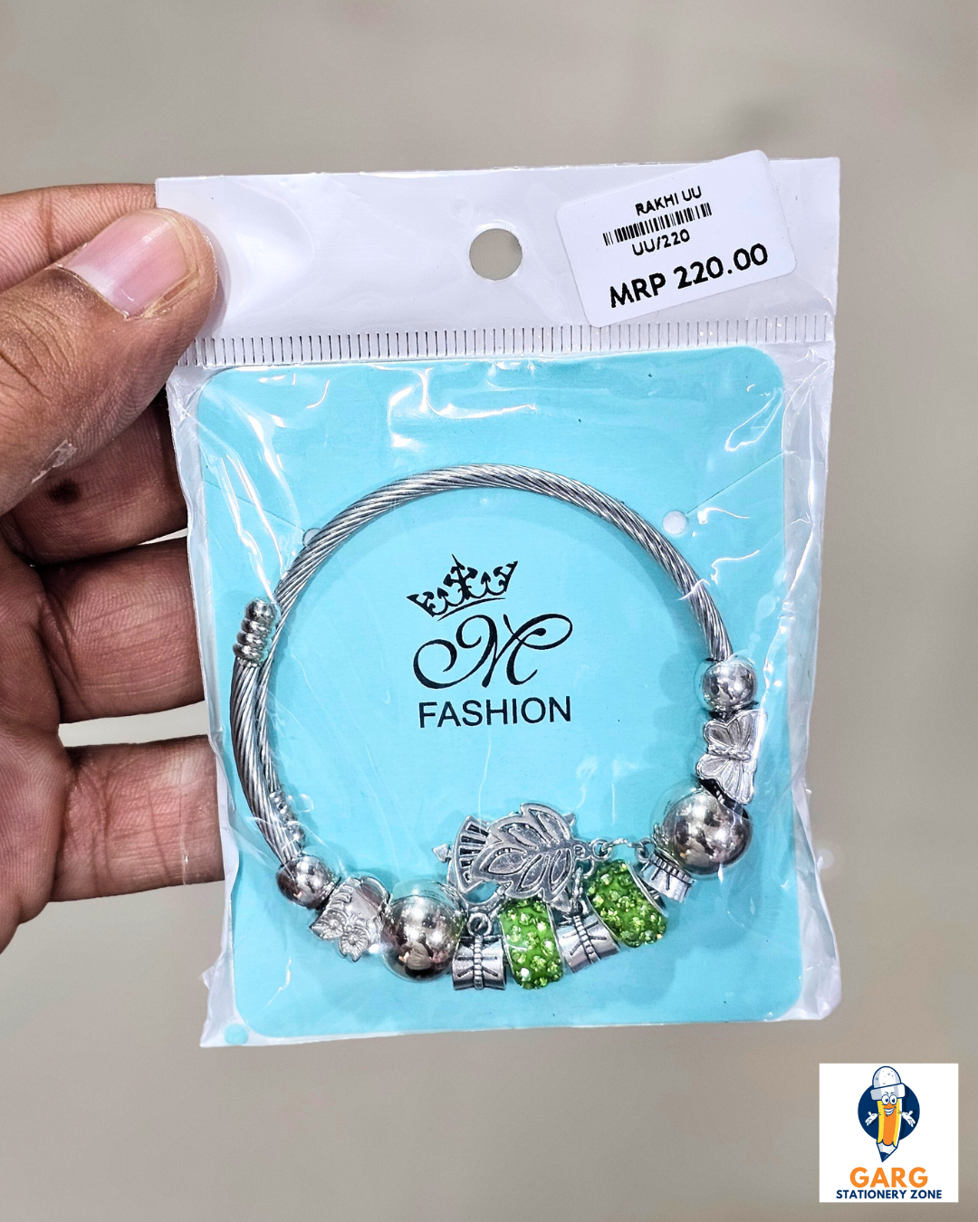 M Fashion Bracelet - Silver Color