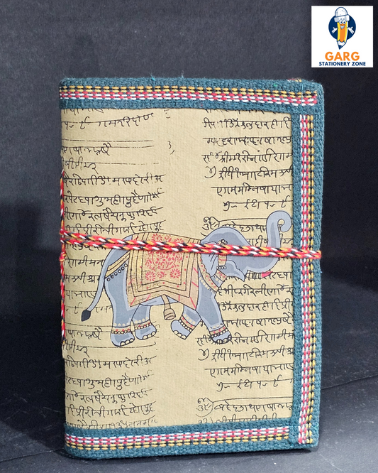 Artistic Manuscript Handmade Diary - Elephant Design