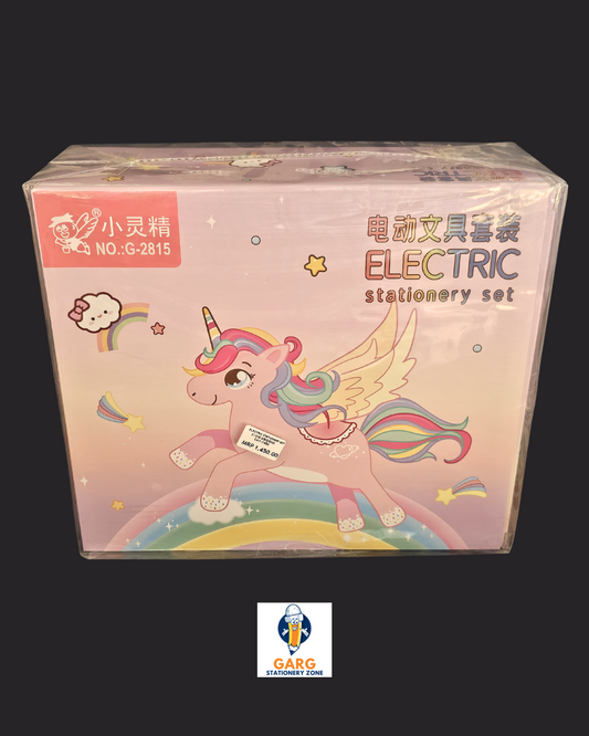 Electric Stationery Set For Girls